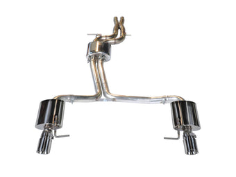 compare product AWE Tuning Audi C7 A6 3.0T Touring Edition Exhaust - Dual Outlet Chrome Silver Tips