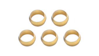 compare product Vibrant Brass Olive Inserts 3/8in - Pack of 5