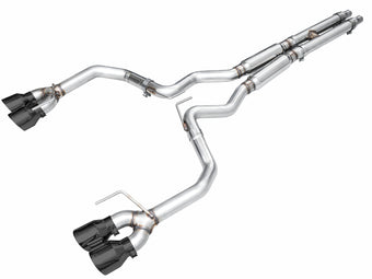 compare product AWE 2024 Ford Mustang GT Fastback S650 RWD Track Edition Cat-Back Exhaust w/ Quad Diamond Black Tips