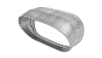 compare product Vibrant Vertical 304 SS Oval Pie Cuts 3.5in OD Tight 45 Degree Elbow