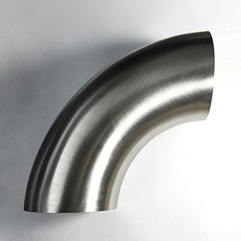 compare product Stainless Bros 3in Diameter 1.5D / 4.5in CLR 90 Degree Bend No Leg Mandrel Bend