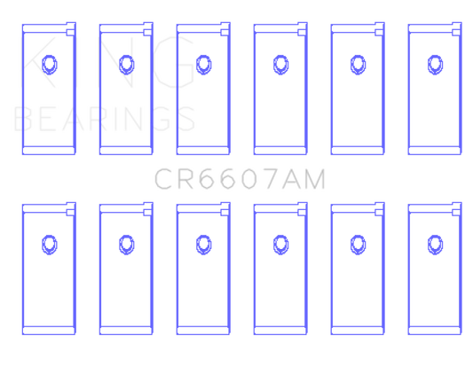 King Engine Bearings Datsun L28 Connecting Rod Bearing Set - Size STD
