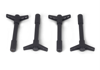 compare product Ford Racing Black Crinkle Finish Valve Cover Hold Down Wing Nuts