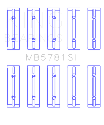 compare product King Engine Bearings Nissan Mr18DE/Mr20DE Renault M4R 700/01/04 (Size +0.25mm) Main Bearing Set