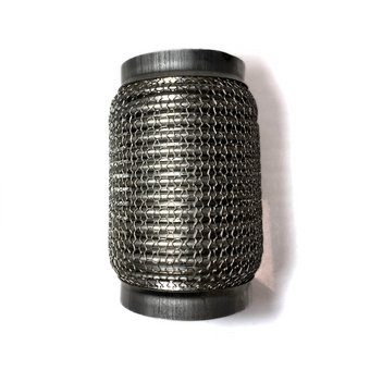 compare product Stainless Bros 3in x 6in OAL 304SS Flex Joint w/ Interlock Liner - Light Braid