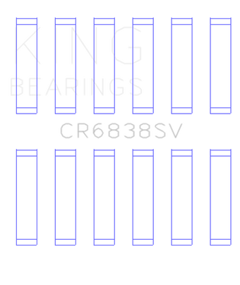 compare product King Engine Bearings Land Rover 2.7L TDV6 Sputter Replacement Connecting Rod Bearing