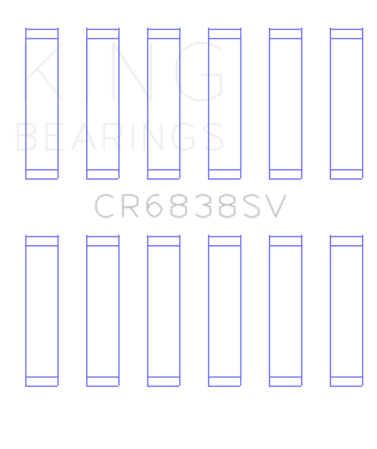 King Engine Bearings Land Rover 2.7L TDV6 Sputter Replacement Connecting Rod Bearing