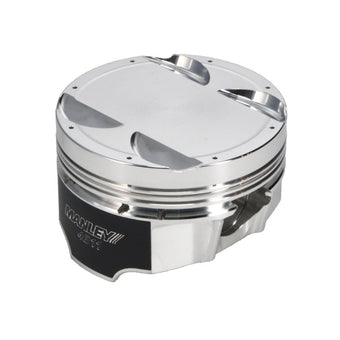 compare product Manley Mitsubishi 4B11 86.5mm Bore 10.0:1 CR -3.5cc Dish Turbo Tuff Piston Set w/ Rings