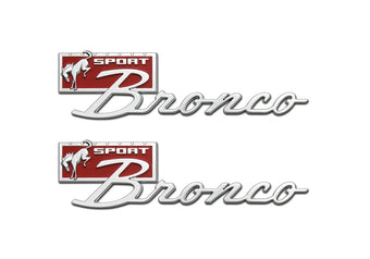 compare product Ford Racing Bronco Sport Script Fender Badge Kit