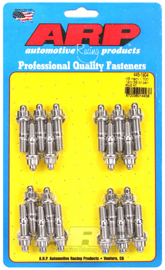 compare product ARP KB Hemi 1.700in SS 12pt Oil Pan Stud Kit