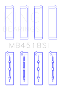 King Engine Bearings 11-20 Chrysler 300 / Dodge Grand Caravan (Size STD) Main Bearing Set