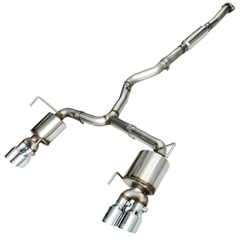 compare product AWE Tuning 2015+ Subaru WRX VA Sedan Touring Edition Exhaust - Chrome Silver Tips (102mm)