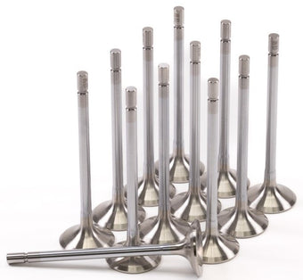 compare product GSC P-D Nissan VR30DDTT 28.5mm Head STD 97.5mm Long Super Alloy Exhaust Valve - Set of 12