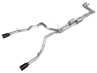 compare product AWE Tuning 2025+ RAM 1500 3.0TT Rebel 0FG Cat-Back Exhaust w/ Diamond Black Tips