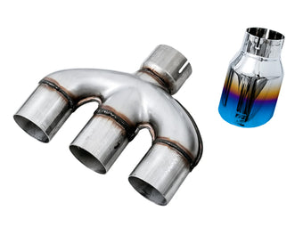 compare product AWE 17-20 Honda Civic Si Dual-to-Triple Vapor Blue Tip Conversion