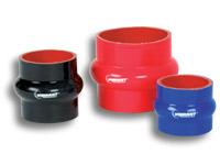 Vibrant 4 Ply Reinforced Silicone Hump Hose Connector - 2.25in I.D. x 3in long (BLACK)