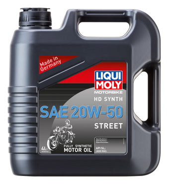 compare product LIQUI MOLY 4L Motorbike HD Synth SAE 20W50 Street
