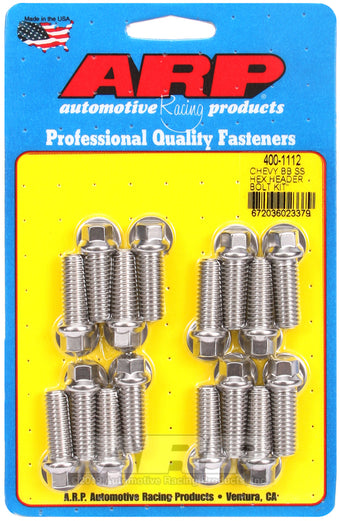 compare product ARP BB Chevy SS Hex Header Bolt Kit