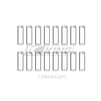 compare product King Engine Bearings 08-13 BMW M3 S65B40 Coated & Graded Connecting Rod Bearing Set