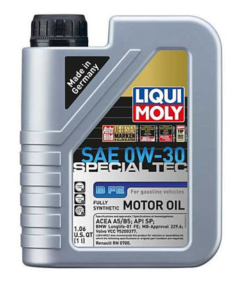 compare product LIQUI MOLY 1L Special Tec B FE Motor Oil SAE 0W30
