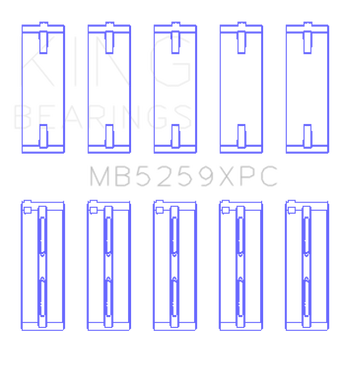 compare product King Honda A-Series/B-Series/K-Series pMaxKote Performance Main Bearing Set - Size STD
