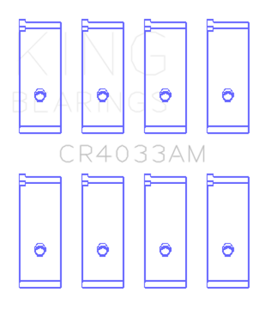 King Acura SOHC 16 Valve/Honda SOHC 16 Valve/DOHC 16 Valve Rod Bearing Set - Size STD