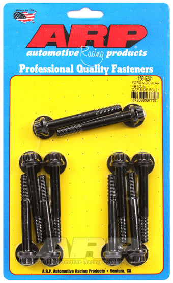 compare product ARP Ford Modular V8 Main Cap-Side Bolt (Early Cast Iron Block) M8 Main Bolt Kit