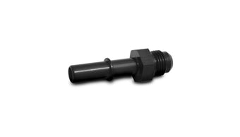 compare product Vibrant -8AN to 5/16in Quick Connect Push On EFI Adapter Fitting - Black