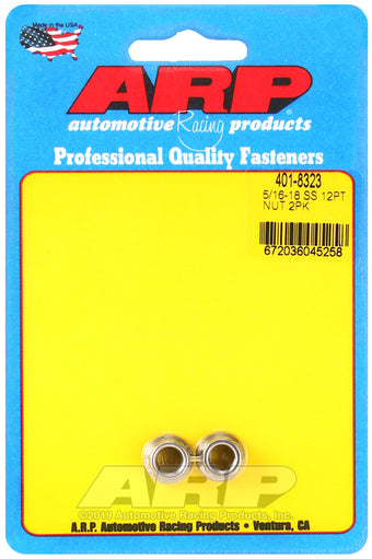 compare product ARP 5/16-18 SS 12pt nut kit