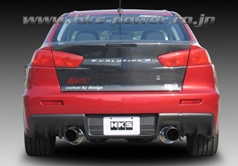 compare product HKS 08-09 Evo 10 Hi-Power Dual Tip Catback Exhaust