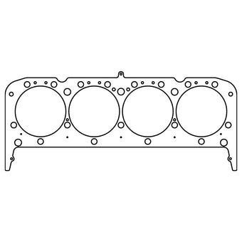 compare product Cometic GM SB2.2 Small Block V8 .030in MLS Cylinder Head Gasket - 4.150in Bore - With Steam Holes