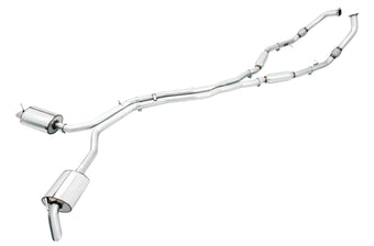 compare product AWE Tuning Audi B9 SQ5 Resonated Touring Edition Cat-Back Exhaust - No Tips (Turn Downs)