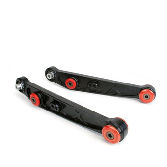 compare product Skunk2 Honda/Acura EG/DC Alpha Series Rear Lower Control Arm Set - Black