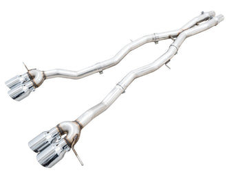 compare product AWE Tuning Track Edition Cat-Back Exhaust for BMW G8X M3/M4 - Chrome Silver Tips