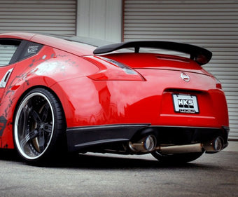 compare product HKS 09-21 Nissan 370z Dual Hi-Power Ti. Tip Catback Exhaust (SUS304 NO COATING)