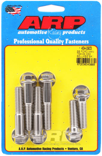 compare product ARP Small Block Ford Manual Transmission Hex Bellhousing Bolt Kit - Polished Stainless Steel
