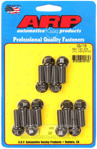 compare product ARP SB Chevy hex .875 UHL header bolt kit
