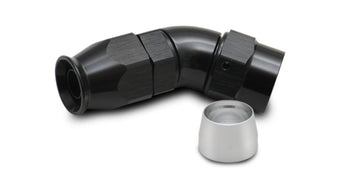 compare product Vibrant -10AN 45 Degree Hose End Fitting for PTFE Lined Hose