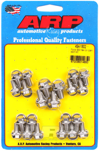 compare product ARP Ford SS Hex Oil Pan Bolt Kit