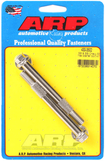 compare product ARP SB & BB Chevy 3/8 Hex SS Pro Stock Starter Bolt Kit
