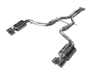 compare product AWE Tuning Panamera Turbo Performance Exhaust System Track Edition Polished Silver Tips