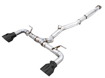 compare product AWE Tuning Subaru BRZ / Toyota GR86 / Toyota 86 Track Edition Cat-Back Exhaust- Diamond Black Tips
