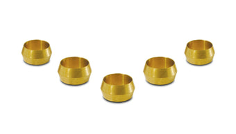 compare product Vibrant 1/4in Brass Olive Inserts - 5pk