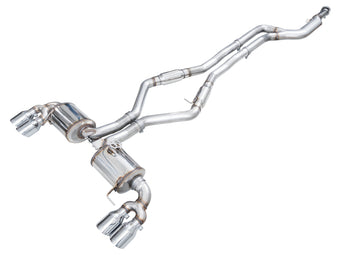 compare product AWE Tuning 22-26 BMW M240i (G42) Touring Edition Exhaust - Chrome Silver Tips