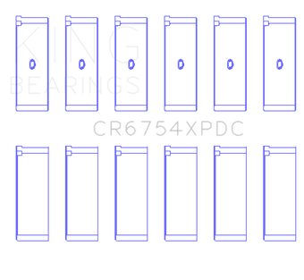 compare product King Engine Bearings Toyota 2Jzge/2Jzgte/24V 3.0L (Size +.026mm) Connecting Rod Bearing Set