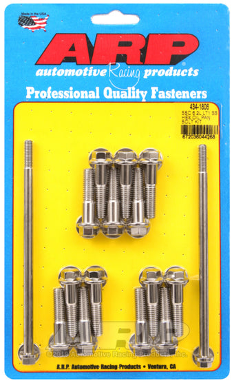 compare product ARP Chevy LT1 6.2L Oil Pan Hex Stainless Steel Bolt Kit