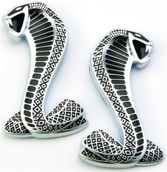 compare product Ford Racing 2007-2009 Mustang SVT Cobra Snake Fender Emblems