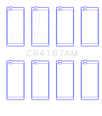compare product King Engine Bearings Toyota 2LT/3L AM-Series 4 Pairs Connecting Rod Bearing Set
