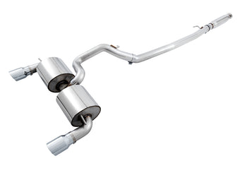 compare product AWE Tuning Ford Focus RS Touring Edition Cat-Back Exhaust- Resonated - Chrome Silver Tips