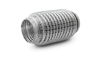 compare product Vibrant SS Flex Coupling w/ Interlock Liner and Mesh Braid 2.25in Inlet/Outlet x 6in long